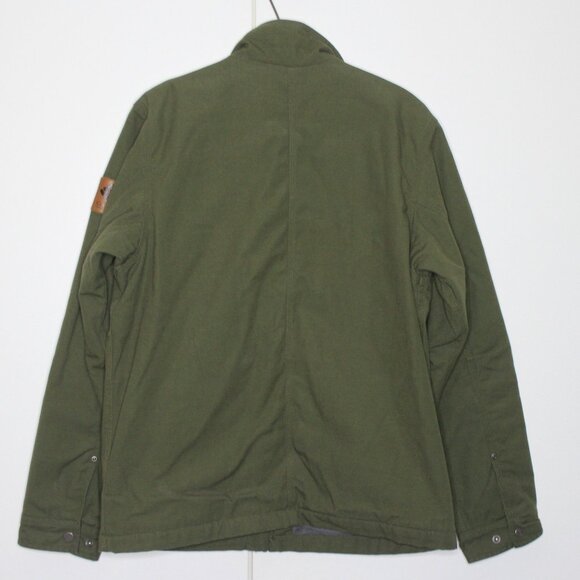 Barn Jacket Columbia Coat Like New Olive Green Fleeced Lined Insulated Jacket - Picture 13 of 13